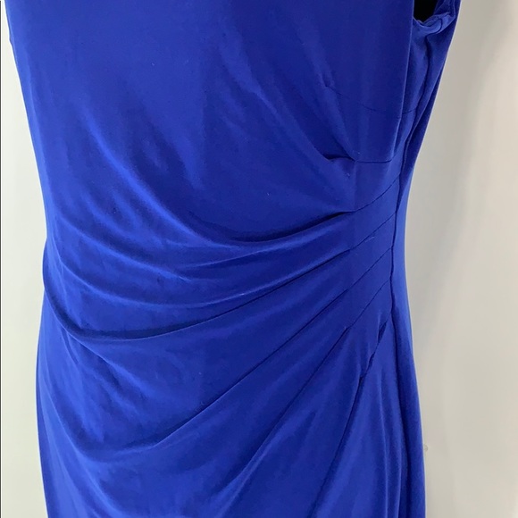 Anne Klein royal blue slip on sleeveless dress - Picture 4 of 8